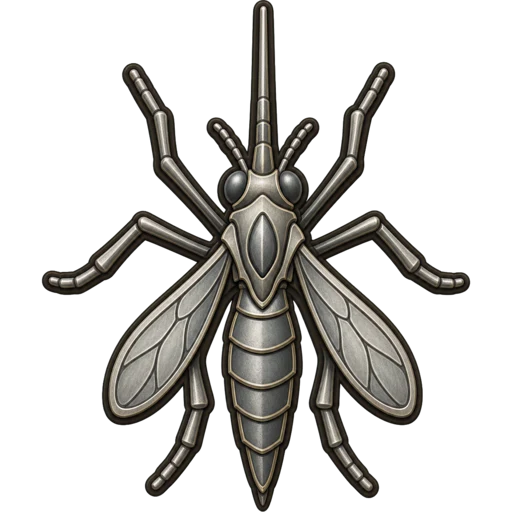 Silver Mosquito insect