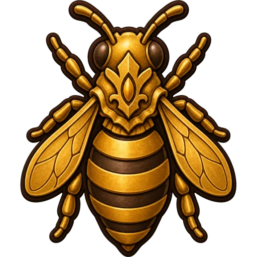 Golden Queen insect